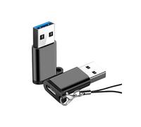 BELOWSYALER Adaptador USB tipo C a USB 3.0, carga rápida, 5 V, sincronización de datos de alta velocidad, compatible con dispositivos inteligentes, tabletas, adaptador USB tipo C con cordón