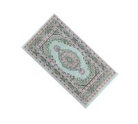 BELOWSYALER Alfombras en miniatura tradicionales étnicas para casas de muñecas a escala 1/12, accesorios decorativos para sala de estar