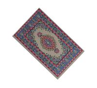 BELOWSYALER Alfombras en miniatura tradicionales étnicas para casas de muñecas a escala 1/12, accesorios decorativos para sala de estar