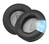BELOWSYALER Almohadillas de malla para auriculares, almohadillas de repuesto para auriculares