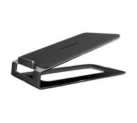 BELOWSYALER Altavoces inclinados de acero al carbono, amplia compatibilidad con dispositivos, diseño de ahorro de espacio para sistemas de sonido, soporte de metal