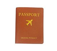 BELOWSYALER Amante pareja de piel sintética para pasaporte, etiqueta de equipaje, protector de tarjetas de crédito, boda, mujeres, hombres, etiquetas de equipaje para niños y niñas