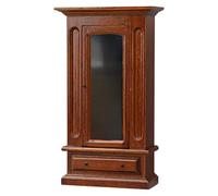 BELOWSYALER Armario para casa de muñecas, casa de muñecas realista, vestidor, juego realista, modelo 1:12, juguete de tamaño pequeño