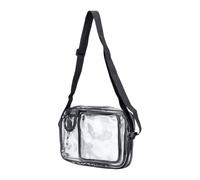 BELOWSYALER Bolsa de hombro de PVC fácil de transportar, resistente al desgaste, diseño antiestático, bolsa de herramientas perfecta para ir de compras, movilidad diaria, transparente, antiestática
