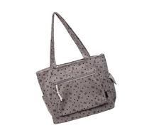 BELOWSYALER Bolsa de pana ligera para mujer, gran capacidad, para axilas, múltiples bolsillos, casual, para el trabajo, viajes, hombro de gran capacidad, Gray, One Size