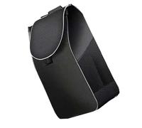 BELOWSYALER Bolsa de repuesto impermeable para carrito de la compra, de tela Oxford, accesorios con bolsillos traseros, bolsas de la compra, Negro reforzado, One Size