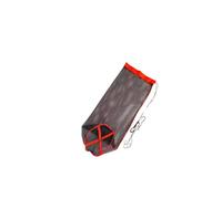 BELOWSYALER Bolsa plegable de nailon para jaula de peces, red de pesca compacta con bordes reforzados, almacenamiento acuático portátil, red de pesca con cordón para exteriores