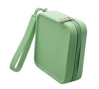 BELOWSYALER Bolsas de almacenamiento, pequeña bolsa cuadrada para brochas de maquillaje, bolsa de almacenamiento de silicona impermeable para cable de auriculares, lápiz labial, bolsa de maquillaje,