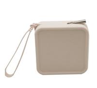 BELOWSYALER Bolsas de almacenamiento, pequeña bolsa cuadrada para brochas de maquillaje, bolsa de almacenamiento de silicona impermeable para cable de auriculares, lápiz labial, bolsa de maquillaje,