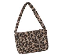 BELOWSYALER Bolso de mano de piel sintética de felpa texturizada de alta calidad, moderno bolso de hombro, multiuso, espacio de almacenamiento, adecuado para eventos nocturnos, bolsa de hombro de