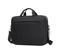 BELOWSYALER Bolso de mano para portátil de 15.6 pulgadas, gran capacidad, maletines, mensajero, portátil, documentos, bolsa para computadora, Black, One Size