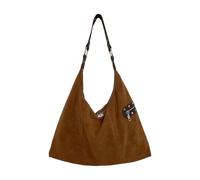 BELOWSYALER Bolso Hobos de piel para mujer, bolso de hombro espacioso, bolsa de trabajo para viajes, uso diario, bolso Hobos para mujer, Brown, One Size