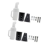 BELOWSYALER Botella de arena ABS para carritos de golf viene con asa y accesorios de montaje, se adapta a la mayoría de versiones de coches de club, accesorios de carrito de golf con tornillos