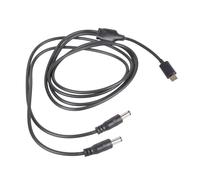 BELOWSYALER Cable adaptador USB C a dos adaptadores de corriente de 5,5 x 2,5 mm, 5 V, 3 A, para routers, altavoces, tiras LED, routers, cable de alimentación