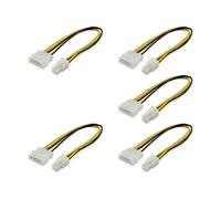 BELOWSYALER Cable de alimentación de CPU de 4 pines a puerto, cable de extensión de escritorio de 4 pines macho a macho, suministro de CPU de repuesto