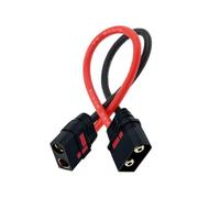 BELOWSYALER Cable de extensión de alimentación QS8 de silicona flexible de 10 AWG QS8 para motocicletas y dispositivos de alta potencia, línea de carga antichispa