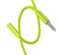 BELOWSYALER Cable de extensión de cable de sonido trenzado resistente de 3,5 mm para mejorar la durabilidad y la transferencia estable, cable de extensión macho a hembra