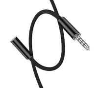 BELOWSYALER Cable de extensión de cable de sonido trenzado resistente de 3,5 mm para mejorar la durabilidad y la transferencia estable, cable de extensión macho a hembra