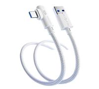 BELOWSYALER Cable USB C trenzado flexible, conectores chapados en oro, 4 opciones de longitud, perfecto para jugadores, solución de carga ergonómica