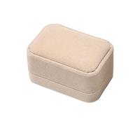 BELOWSYALER Caja organizadora de terciopelo para joyas, un par de anillos y pendientes, organizador de almacenamiento, paquete de regalo, portátil para anillos de trave