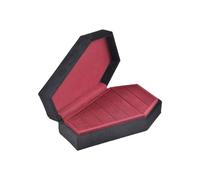 BELOWSYALER Cajas de Almacenamiento,joyero gótico en Forma de ataúd,Elegantes Anillos de Terciopelo,Caja de Gargantilla,Organizador de Joyas de Halloween,Decoraciones para niñas