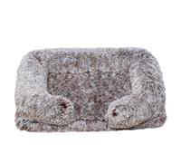 BELOWSYALER Cama para mascotas con cojín desmontable, suave y peludo, antideslizante, canasta para perros, sofá desmontable para invierno