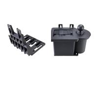 BELOWSYALER Carro de lavadora de esfera de golf fuerte, unidad de montaje de doble compartimento, efluente rápido para automóviles eléctricos de aire, carrito de golf