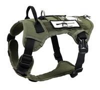 BELOWSYALER Chaleco de entrenamiento ajustable para entrenamiento y caminar, cinturón de camuflaje para perros grandes y pequeños, arnés resistente con asa para perros grandes