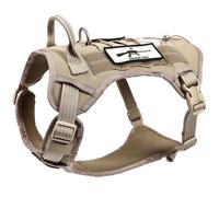 BELOWSYALER Chaleco de entrenamiento ajustable para entrenamiento y caminar, cinturón de camuflaje para perros grandes y pequeños, arnés resistente con asa para perros grandes