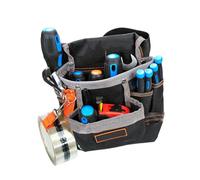 BELOWSYALER Cinturón ajustable de tela Oxford, múltiples bolsillos para una organización eficiente de herramientas y n el trabajo, riñoneras, organizador de almacenamiento