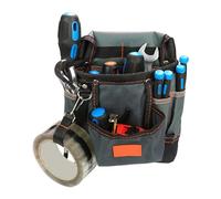 BELOWSYALER Cinturón ajustable de tela Oxford, múltiples bolsillos para una organización eficiente de herramientas y n el trabajo, riñoneras, organizador de almacenamiento