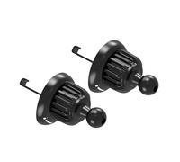 BELOWSYALER Clip de ventilación general para coche, no se mueve, gancho de metal, base ajustable para teléfono, fácil de usar, para soportes de cabeza de bola de 17 mm, soporte ajustable para