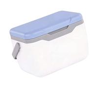 BELOWSYALER Cofre de hielo portátil aislado para almacenamiento de alimentos para acampar al aire libre picnics con mango ergonómico y construcción de polipropileno, refrigerador aislado