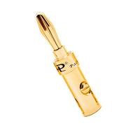 BELOWSYALER Conector banana de cobre chapado en oro para altavoz, conectores banana de sonido para amplificadores de cable, accesorios de cine en casa
