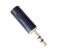 BELOWSYALER Conectores de sonido macho de 3 polos de 3,5 mm, acabado para conexión de alta fidelidad, adaptadores de bronce