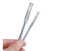 BELOWSYALER Crea un arte de uñas brillante con este práctico cepillo de silicona para aplicar polvo universal