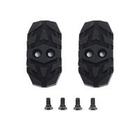 BELOWSYALER Cubierta de tacos multisuperficie, silicona de alta resistencia, tracción mejorada, accesorio de ciclismo de montaña/viaje, adaptador de tacos para zapatos de bicicleta