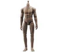 BELOWSYALER Cuerpo muscular masculino altamente articulado a escala 1/12 con articulaciones suaves y textura muscular realista de 6 pulgadas para coleccionista