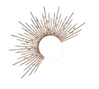 BELOWSYALER Diadema artística de serpiente punk, accesorio para la cabeza para adultos, aro metálico y serpiente para cosplay, cómodo tocado gótico