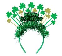 BELOWSYALER Diadema para el pelo con temática irlandesa para celebraciones del día de San Patricio, cómoda y ligera, accesorio para la cabeza de fiesta
