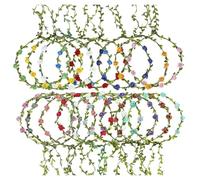 BELOWSYALER Diademas de coronas de flores para novia, damas de honor, tocado de boda, diadema para mujer, para fotografía de boda y playa