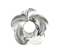 BELOWSYALER Dije floral de cinco pétalos huecos, joyería de un solo agujero, dijes de flores, colgantes de resina, accesorios duraderos, talla única, como se describe, como se describe