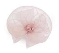 BELOWSYALER Elegante accesorio para el pelo de los años 20 con velo de red decorativo para banquetes de noche