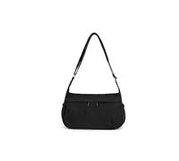 BELOWSYALER Elegante bolsa coreana para las axilas para mujer, práctica bolsa cruzada de nailon, espaciosa, para viajes, esencial, elegante para todos los días, Black, One Size