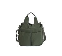 BELOWSYALER Elegante bolsa de hombro unisex de gran tamaño para mujeres y niñas, práctica bolsa cruzada de nailon, bolsa de trabajo de gran capacidad, Green, One Size