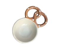 BELOWSYALER Elegante plato de servir alimentos creativo con mango de pan en relieve de cerámica, pequeño, multifuncional, plato de condimento