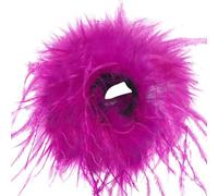 BELOWSYALER Elegante pulsera de plumas colorida para mujer, decoración de disfraces y accesorios de fiesta temática