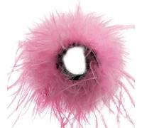 BELOWSYALER Elegante pulsera de plumas colorida para mujer, decoración de disfraces y accesorios de fiesta temática