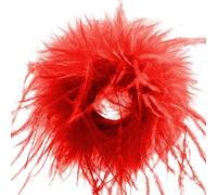 BELOWSYALER Elegante pulsera de plumas colorida para mujer, decoración de disfraces y accesorios de fiesta temática