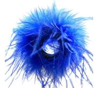 BELOWSYALER Elegante pulsera de plumas colorida para mujer, decoración de disfraces y accesorios de fiesta temática